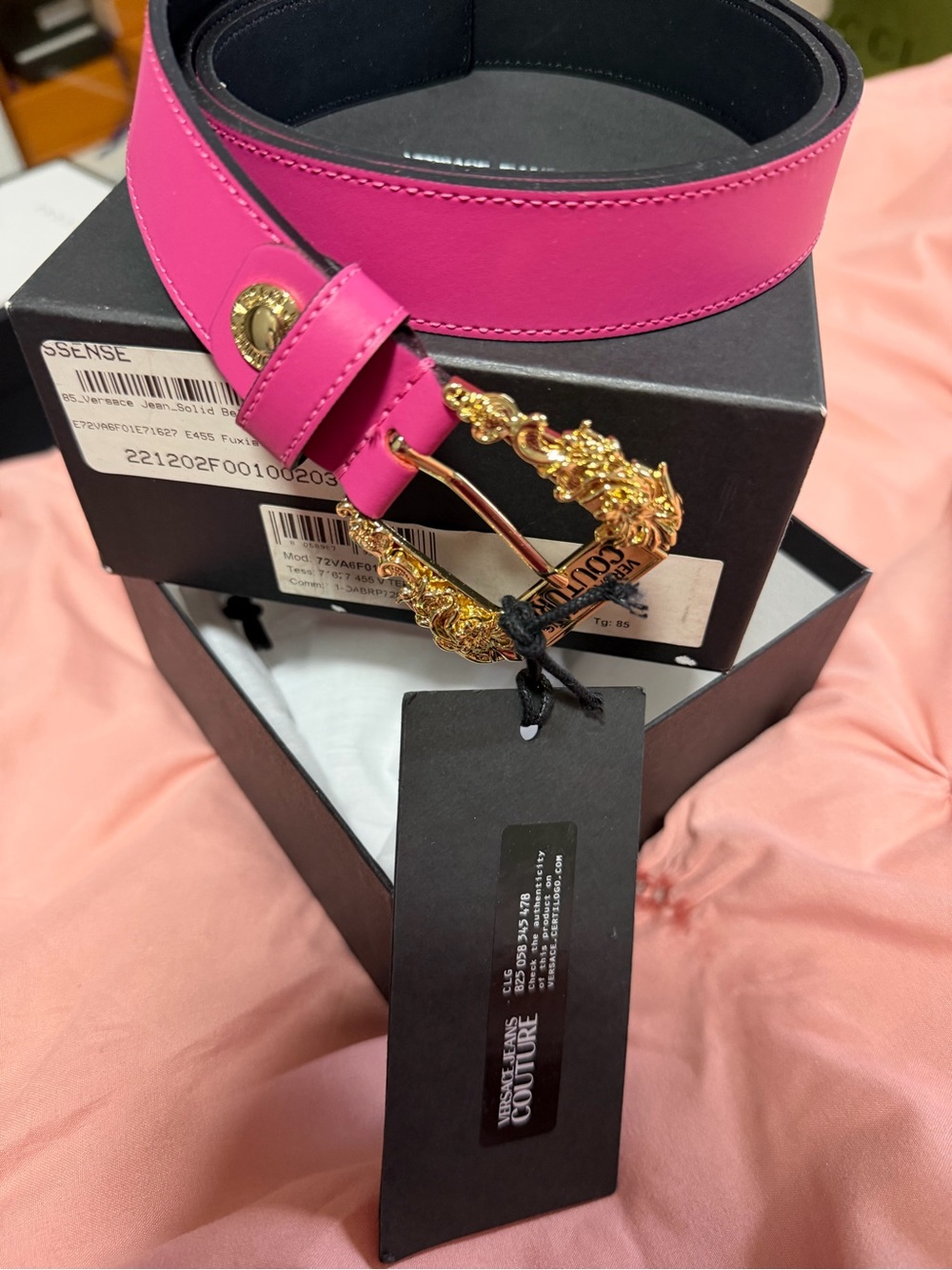 Versace belt authentic